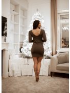 Champagne Bow Mini Dress