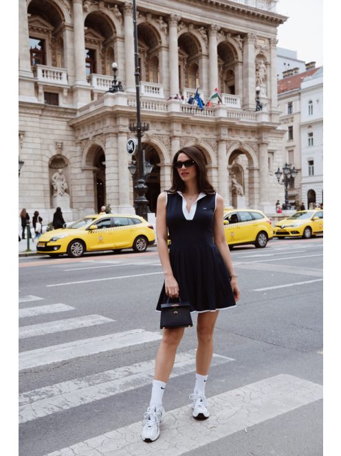 Navy and White Monaco Dress