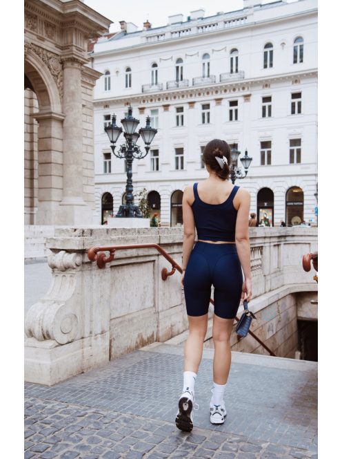 Navy Extreme Biker Shorts